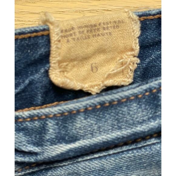 Y2K American Eagle Shorts Womens 6 Boho High Rise Festival Embroidered 2000s - Picture 8 of 15